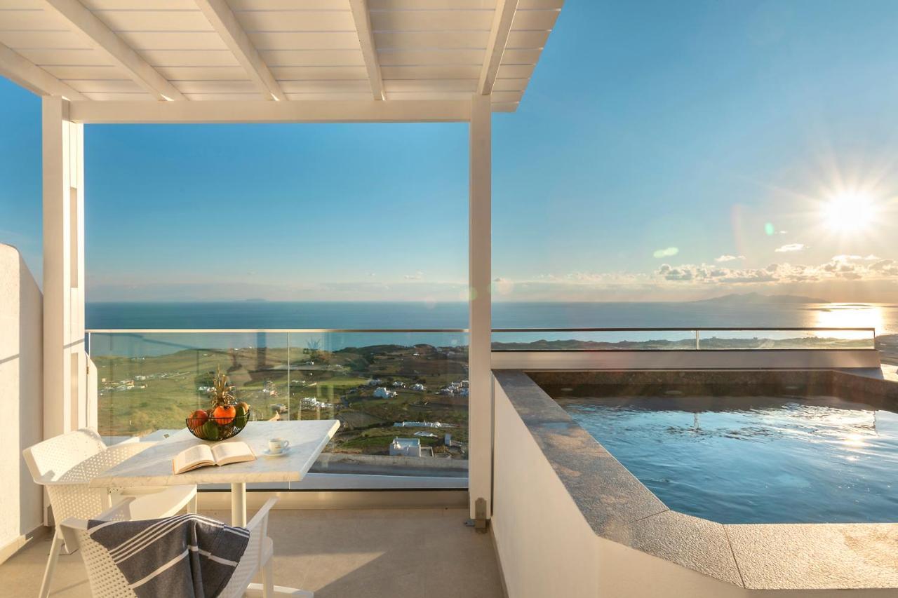 La Estrella 4 Suites With Sea View & 4 Prive Hot Tub Vourvoulos Ngoại thất bức ảnh