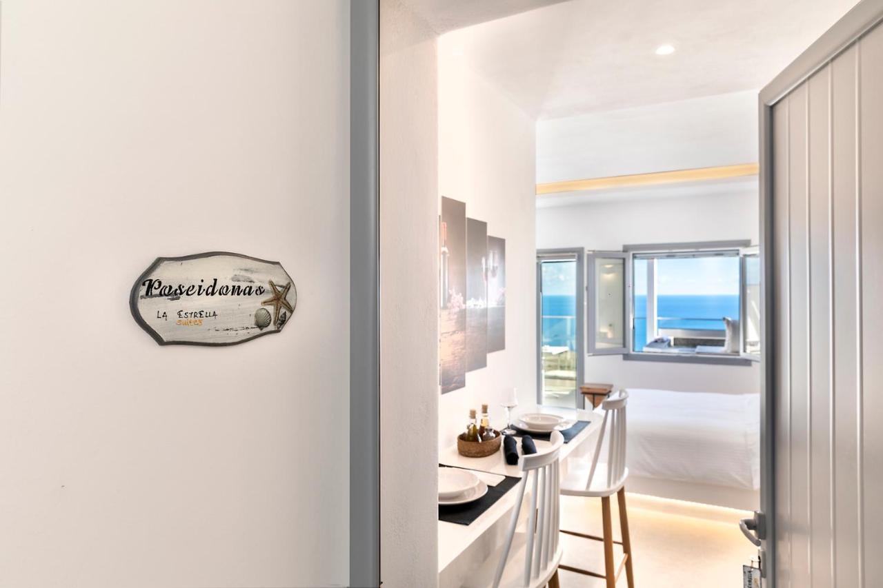 La Estrella 4 Suites With Sea View & 4 Prive Hot Tub Vourvoulos Ngoại thất bức ảnh